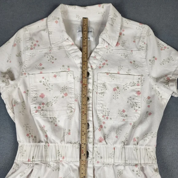 Celebrity Pink Floral Shorts Romper Juniors Medium 7-9 - Picture 10 of 12